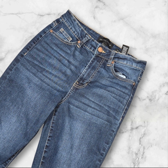 Kendall & Kylie The Kontour High Rise Blue Denim Skinny Jeans - Picture 2 of 8